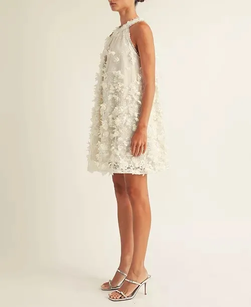 Arose Studio Jacey Embellished Sleeveless Shift Dress - Image 3