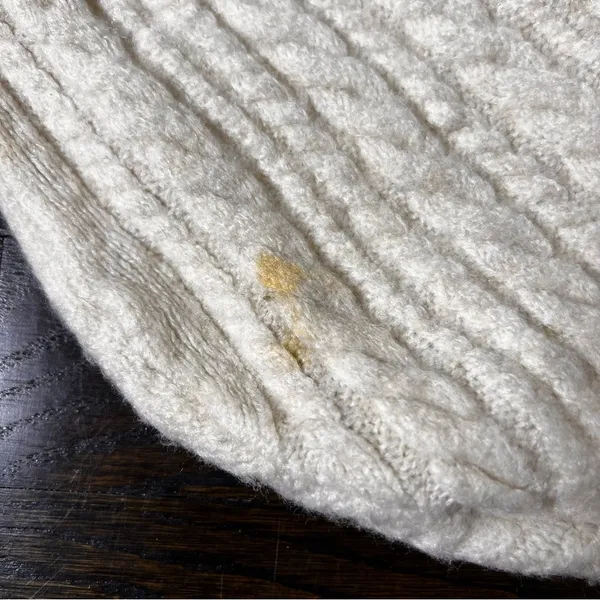 H&M Cream Cable Knit Cowl Neck Sweater - Image 11