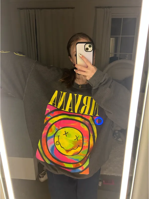Grey Nirvana Urban Outfitters Crewneck - Image 2