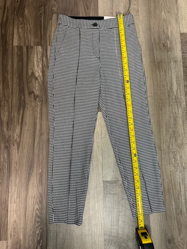 Express Black and White Houndstooth Pantsuit - Image 4