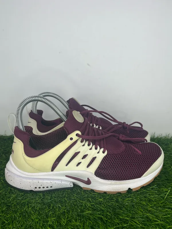 Nike Air Presto Burgundy Cream Women’s Size 8 (454440-998) Running Shoes - Image 3