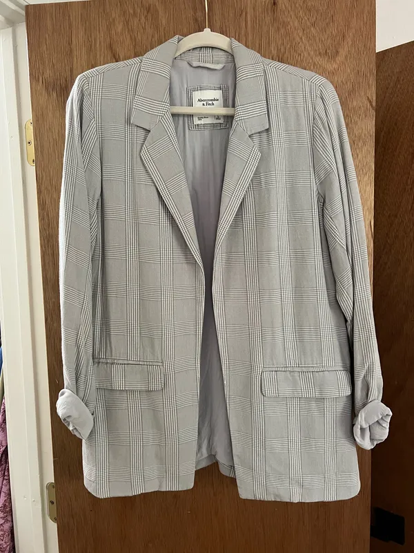 Abercrombie and fitch casual plaid blazer - Image 3