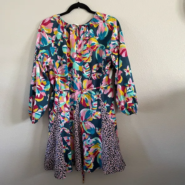 NWT new the GET print mix mini dress size small S - Image 4