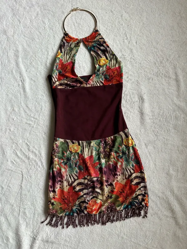 Outcast Clothing ADELEI MINI DRESS VENICE - Image 4
