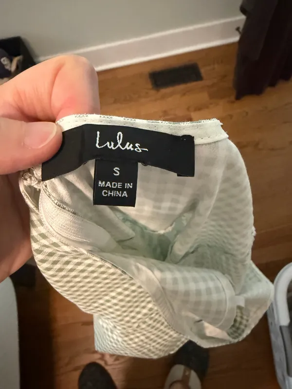 Lulus Gingham Dress Mini - Image 2