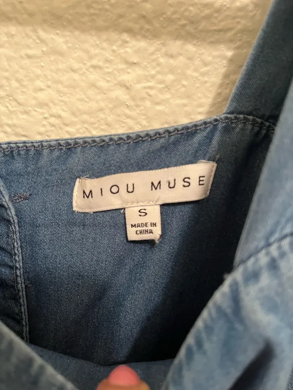 Miou muse mini dress Blue - Image 3