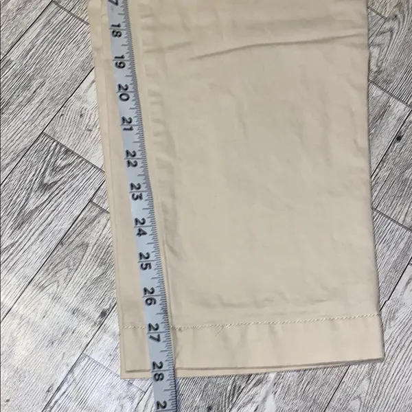 Banana Republic Tan Straight Leg Chinos Versatile Style Size 8 - Image 10