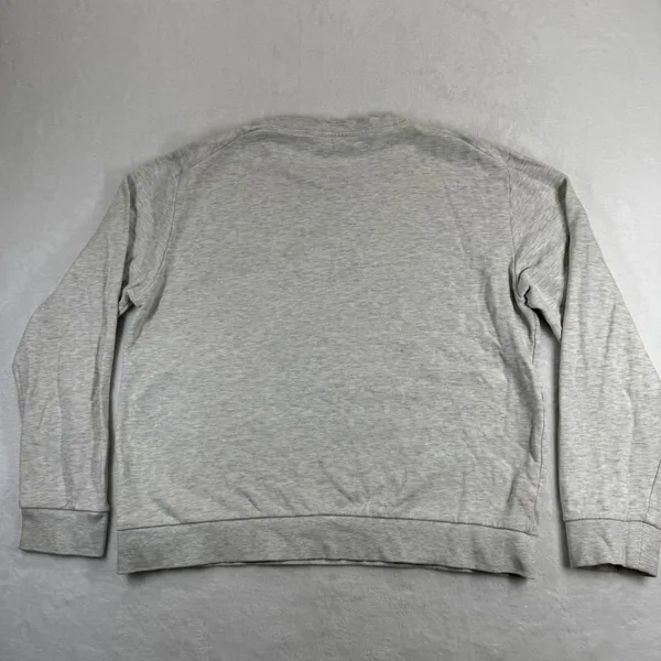 COS Womens‎ Heather Gray Cotton Blend Crewneck Sweatshirt Size Medium Minimalist - Image 9