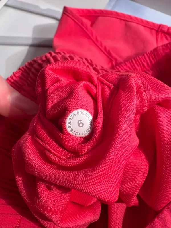 Red/Pink Lululemon Hotty Hot Shorts 2.5" - Image 4