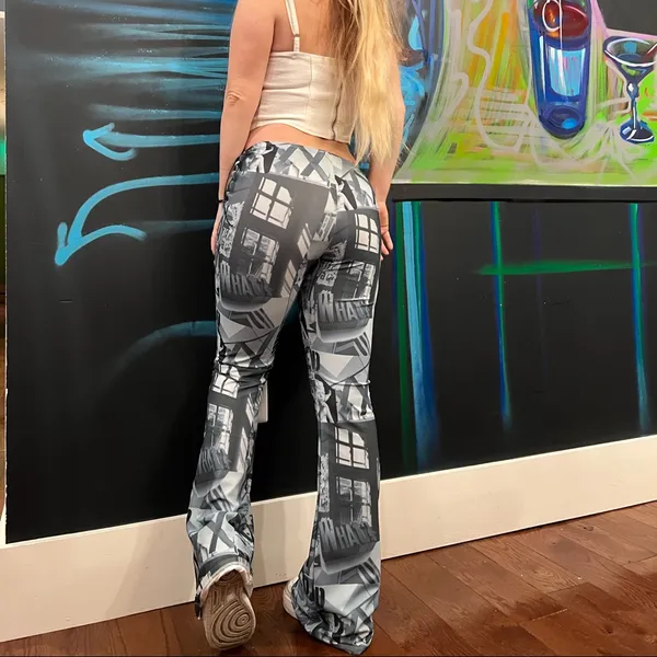 CASPER LACED FLARED PANTS - Image 2