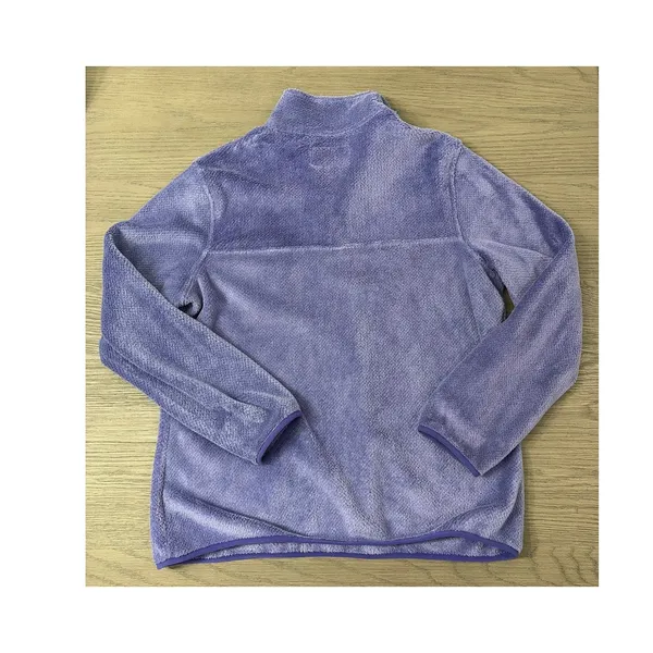 Jachs Cabin Purple 1/4 Snap Sherpa Fleece Pullover Sweater Women’s Size L - Image 4