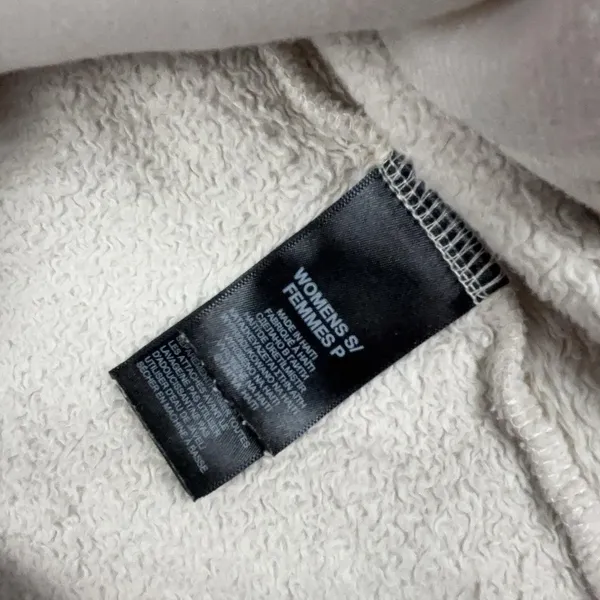 The North Face Osito Fleece Jacket Womens S Cream Ivory Full Zip High Pile - Image 7