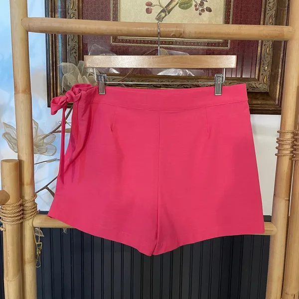Southern Tide Calypso Coral Jourdan Wrap Skort Tie Shorts w Skirt - Sz 10 💚🎀 - Image 5