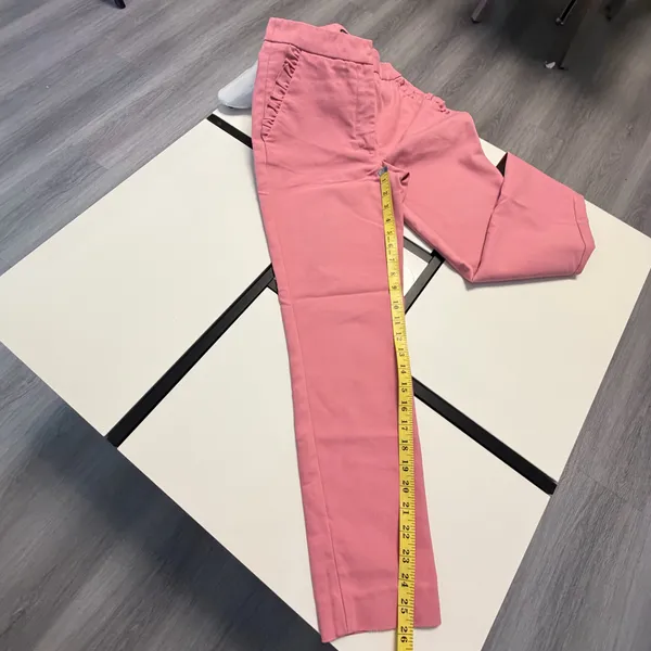 🌸 Zara Basic Pink Ruffled Pocket Trousers - Size S - Image 12