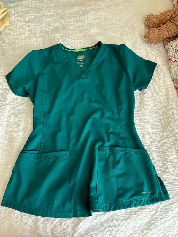 Healing Hands Scrubs Set hunter green - Image 4