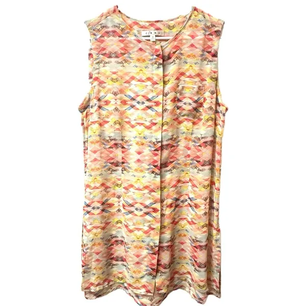 Cabi By Anthropologie‎ Top Avery Southwestern Button Down Medium Blouse - Image 5