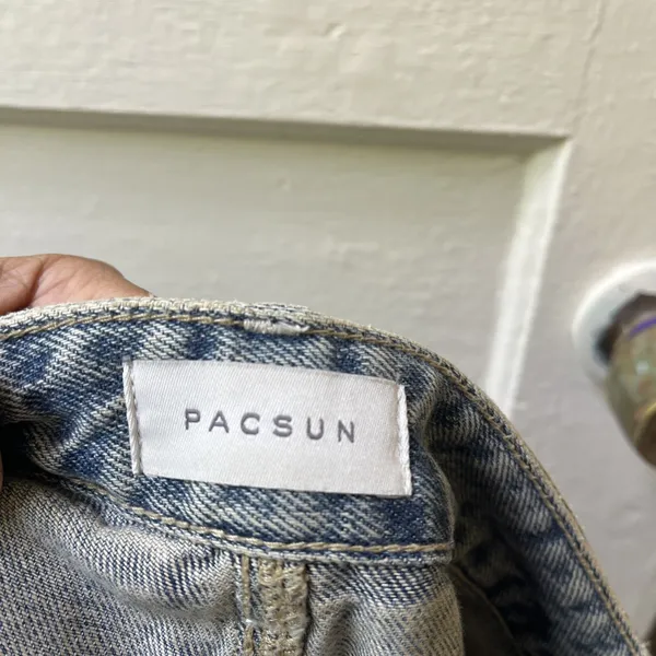 PacSun Casey Low Rise Baggy Jeans Size 23 Wide Leg Light Blue 90s Grunge Retro - Image 11