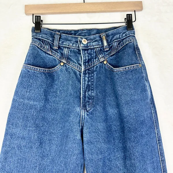 Rockies Vintage Bareback Western Jeans Size 27 Tall (23"x35") Rodeo High Rise - Image 3