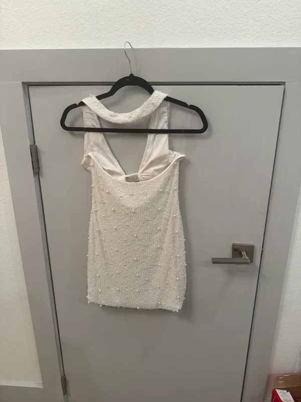 Oh Polly Deep Plunge Embellished Dress - Image 7