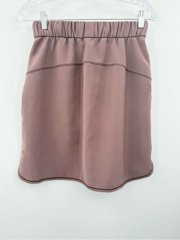 Lululemon On The Fly Skirt *Woven Cherry Cola Size 6 - Image 2