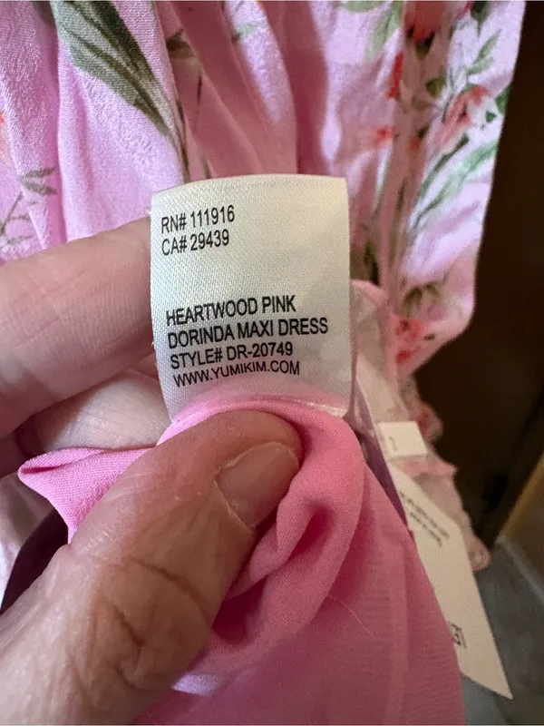 NWT Yumi Kim Dorinda Floral Maxi Dress in Heartwood Pink - Image 11
