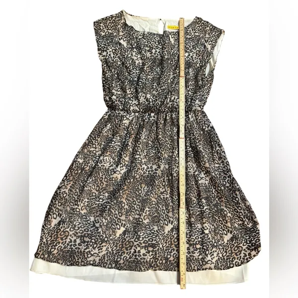 Alice + Olivia‎ Silk Leopard Print Mini Dress SZ XS Evening Wear Classy Dress - Image 7