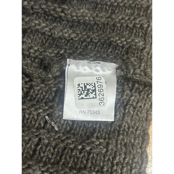 Mary Firenze Sweater Women M Pleated Cardigan Brown /gray Wool Alpaca Italy Made - Image 5