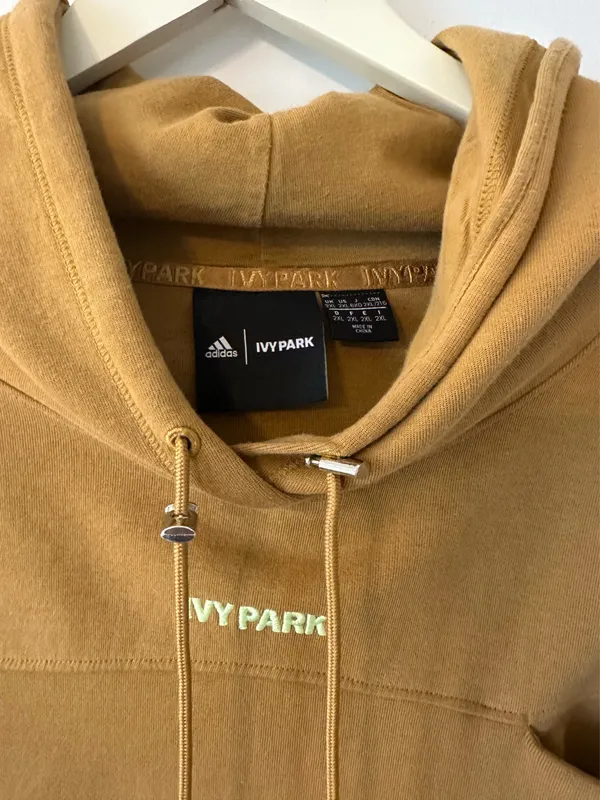 Adidas x Ivy Park Unisex 4ALL Hoodie Pullover Sweatshirt Brown Size XXL - Image 2