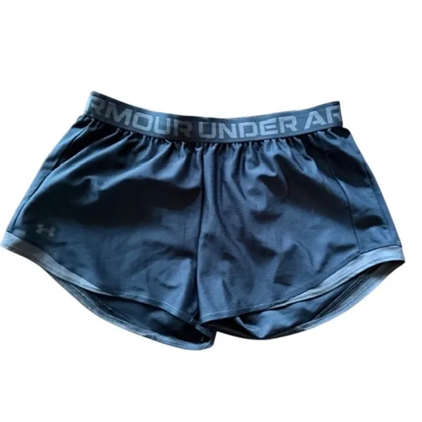 Under Armour Women’s Black Running Shorts – Size L (Loose Fit) - Image 2