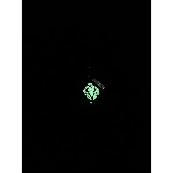 Silver Tone Tree Cage Box Glow in the Dark Necklace - Image 6