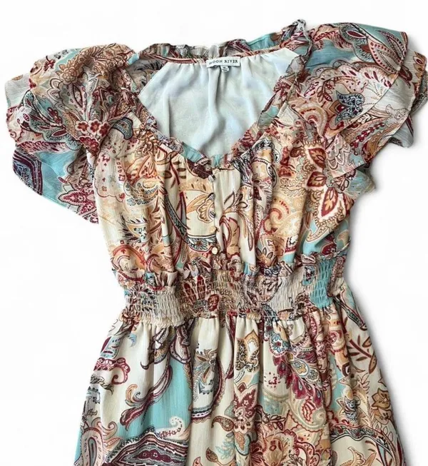 Anthropologie Moon River Midi Boho Dress - Image 7