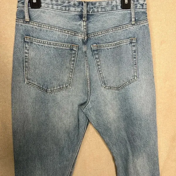 Twelve by OnTwelfth Women's Distressed Blue Jeans Size 29 High Rise - Image 6