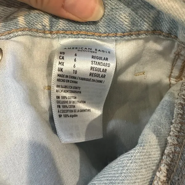 AMERICAN EAGLE Mom Jean Jeans Denim - 6 - Image 10