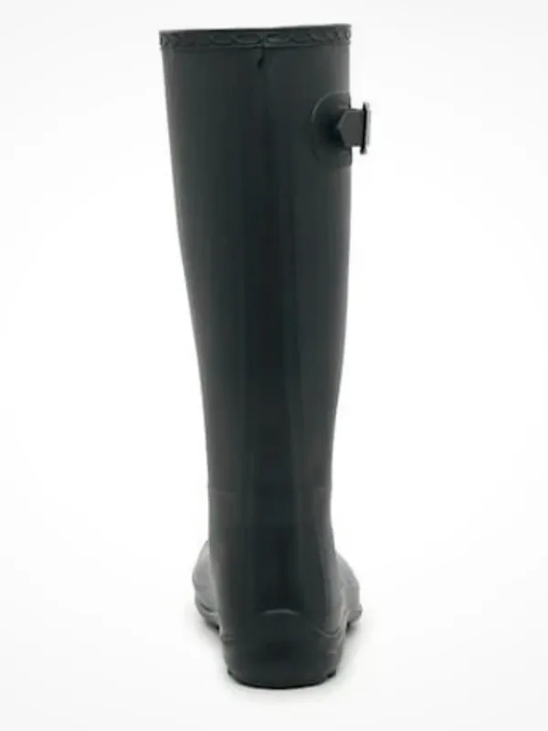Kamik Black Tall Waterproof Rain Boot with Side Buckle Size 7 - Image 5