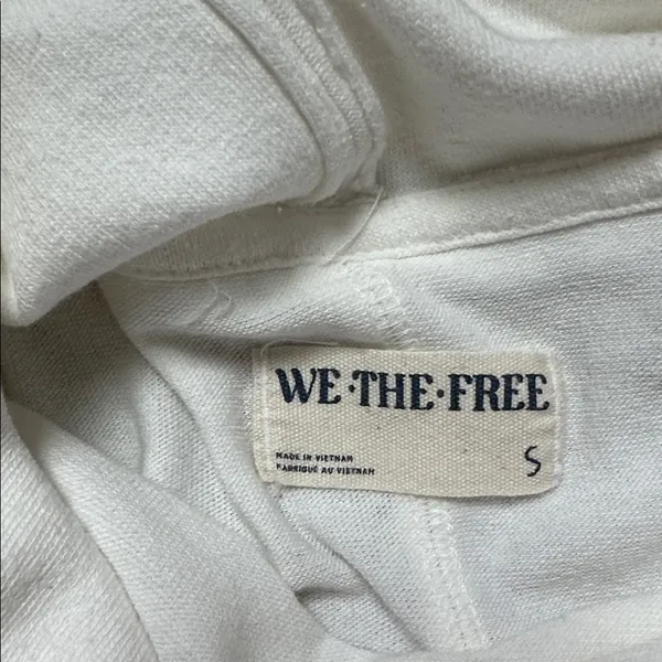We The Free Cream Iris Off The‎ Shoulder Top Size Small - Image 3