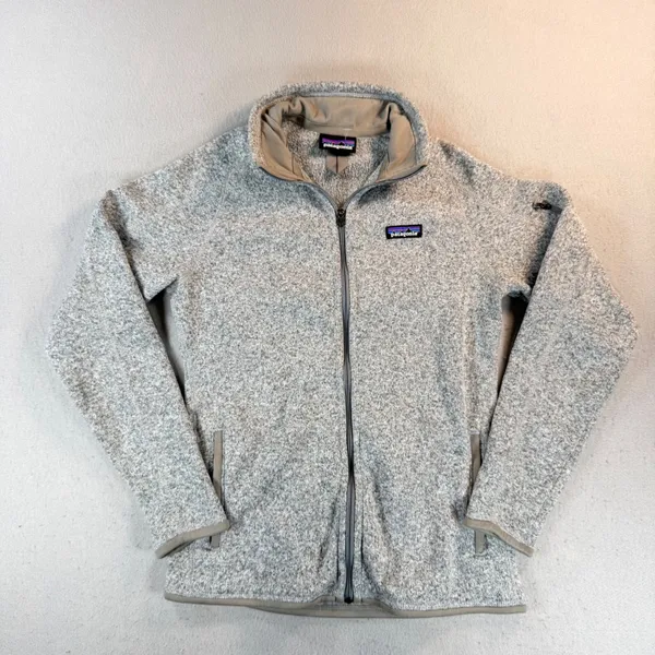 Patagonia Better Sweater Full Zip Jacket Gray Heather Fleece Women Small - Image 2