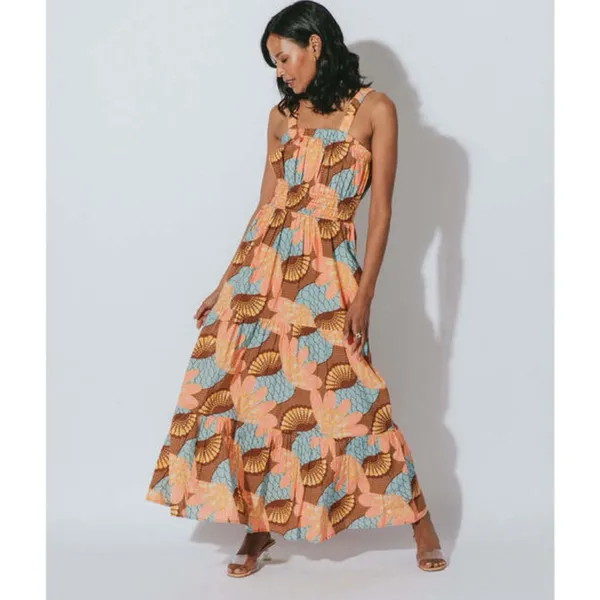 NWT Cleobella Organic Cotton Jolene Ankle Midi Dress‎ Riviera M $300 - Image 4
