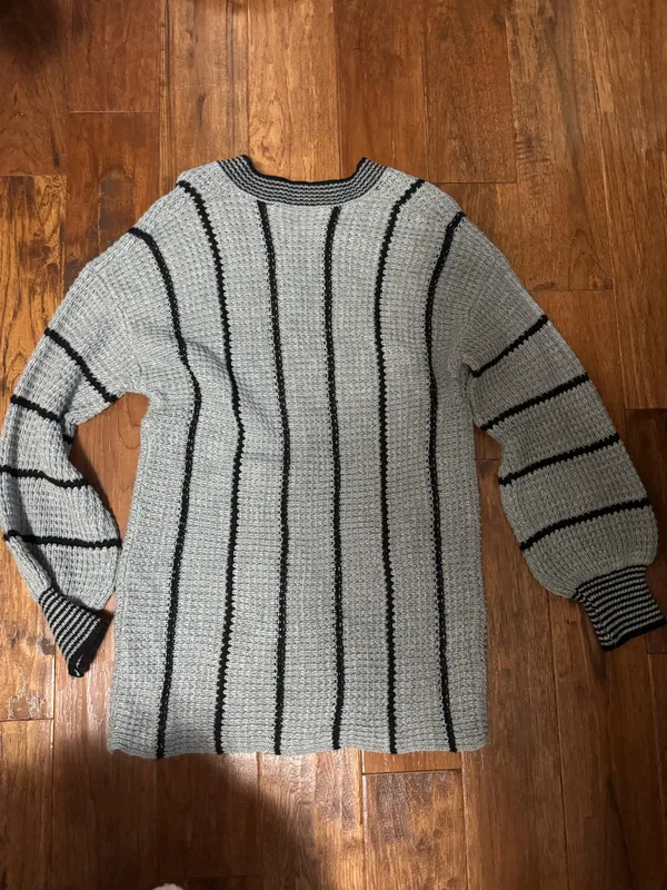 Grey Sweater Dress Gray - Image 2