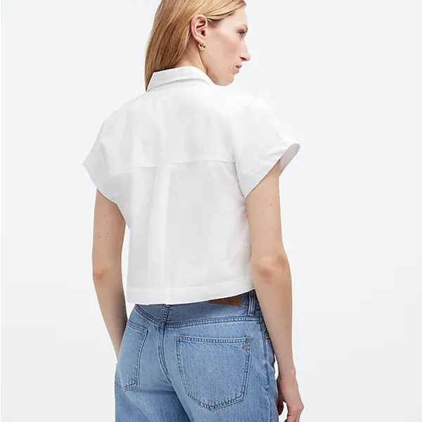 Madewell‎ new Crop Dolman Shirt - Image 5