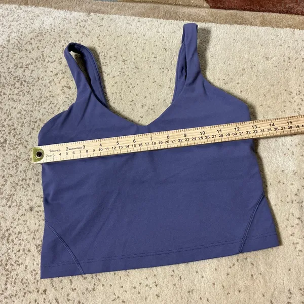 Lululemon Align Tank Top Light Support A/B Cup Grape Mist Sz 4 LW1DTWS - Image 4