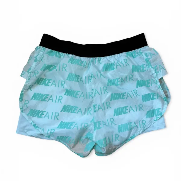 Nike Air 2-in-1 Athletic Running Shorts Lined Mint Green Womens Size Medium - Image 4