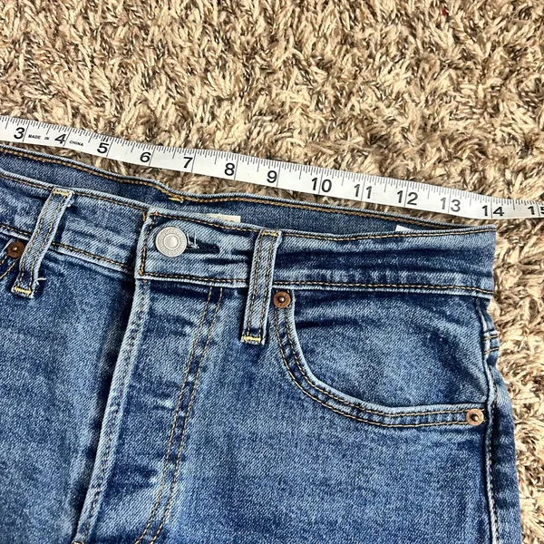 Levi’s Wedgie Straight High Rise Distressed Jeans Sz 28 - Image 8