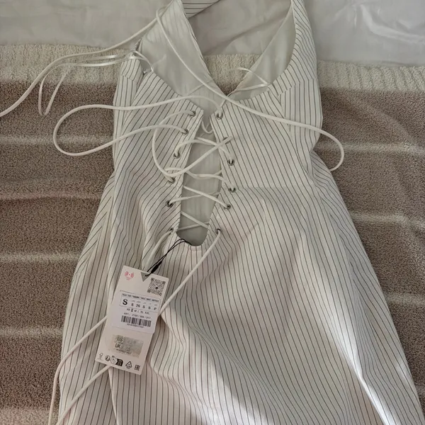 ZARA Pinstripe Dress Mini - Image 2