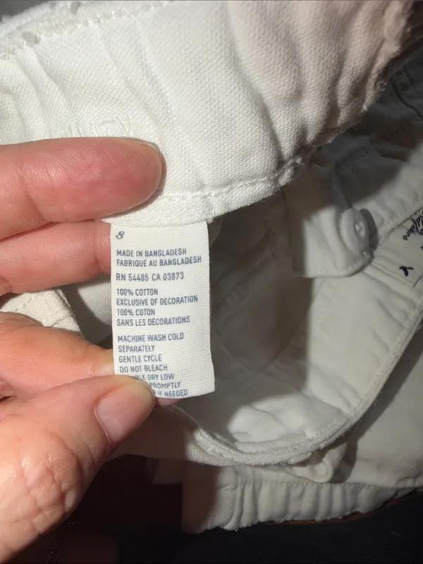 American Eagle Outfitters White Cargo Pants - Image 9