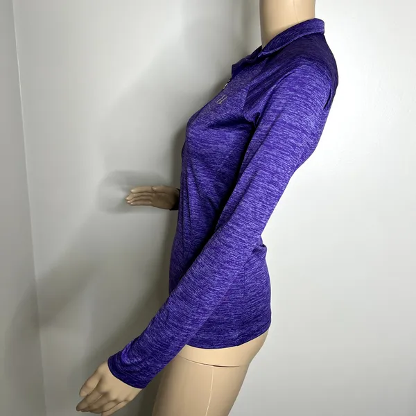 Under Armour Purple Quarter Zip Athletic Top - Image 2
