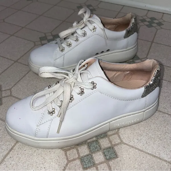Kate Spade New York Lift Starlet Low-Top Sneakers Women Size 7 US 37.5 EU Casual - Image 5