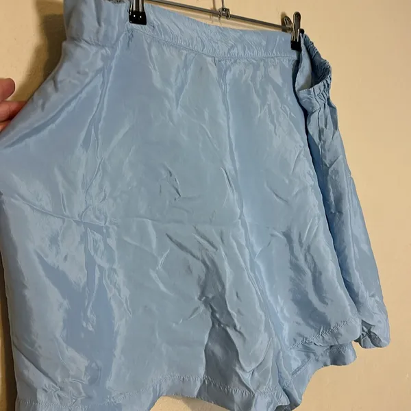 Athleta Womens‎ Calm Cool Short in Baby Blue Lightweight Relaxed Fit Size 3X - Image 4