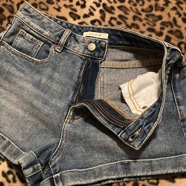 EUC PACSUN Shorts PacSun Janis Blue Denim Mom Shorts Women’s Size 28 - Image 4