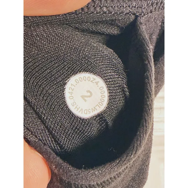 Lululemon Align High Rise Leggings 28" Size 2 Black Yoga Pilates Graphic Logo - Image 4