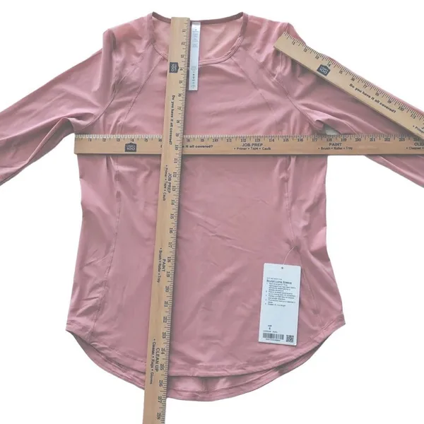 Lululemon Sculpt Long Sleeve Pink Pastel Size 6 UV Protection - Image 8